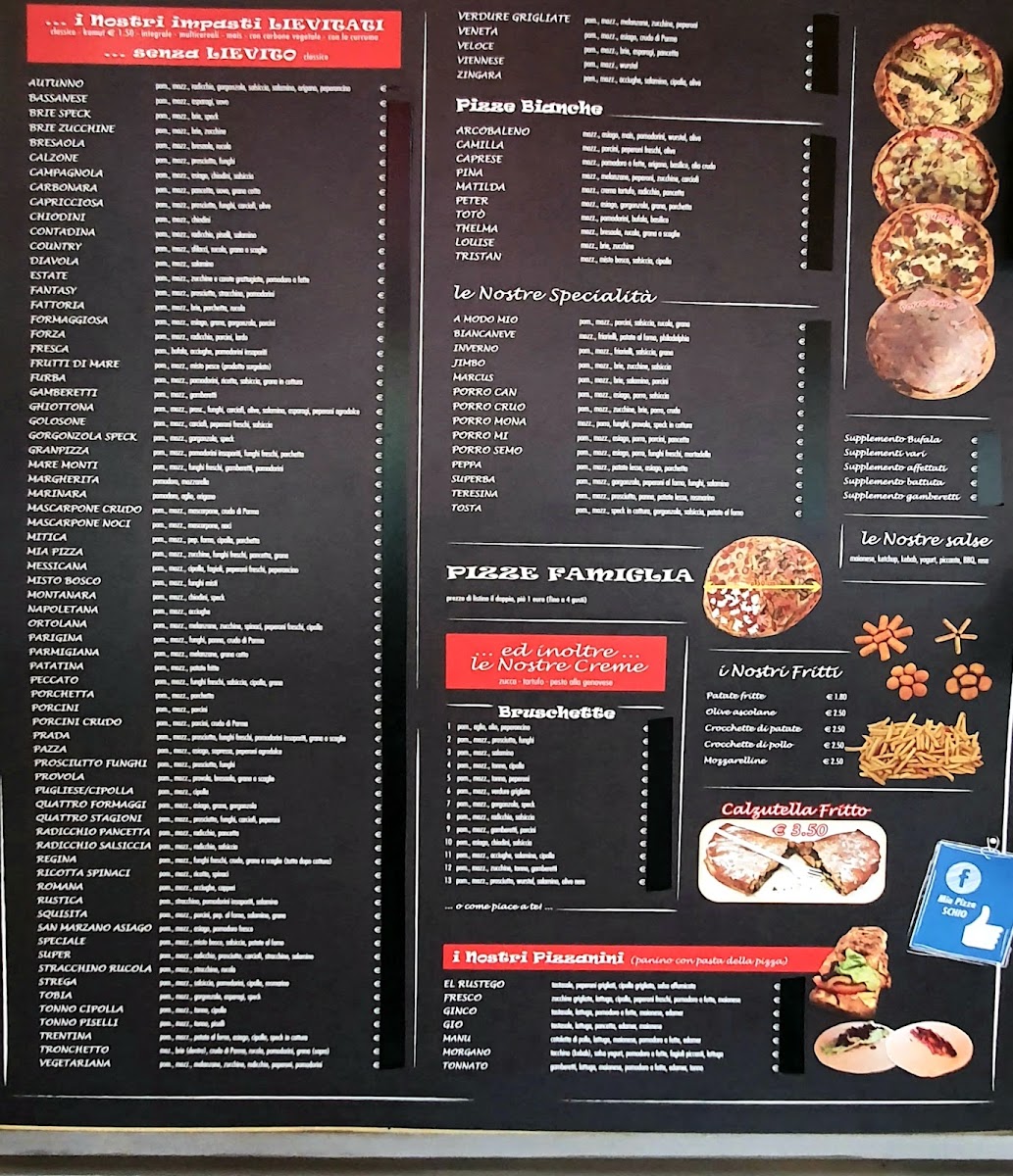 Menu Mia Pizza Schio-1
